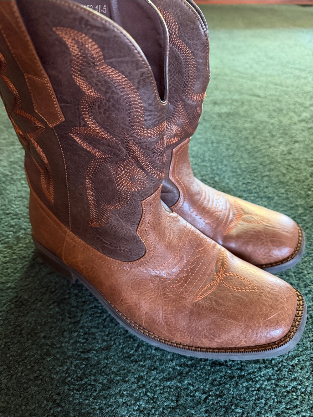 Men's Brown Western Cowboy Boots